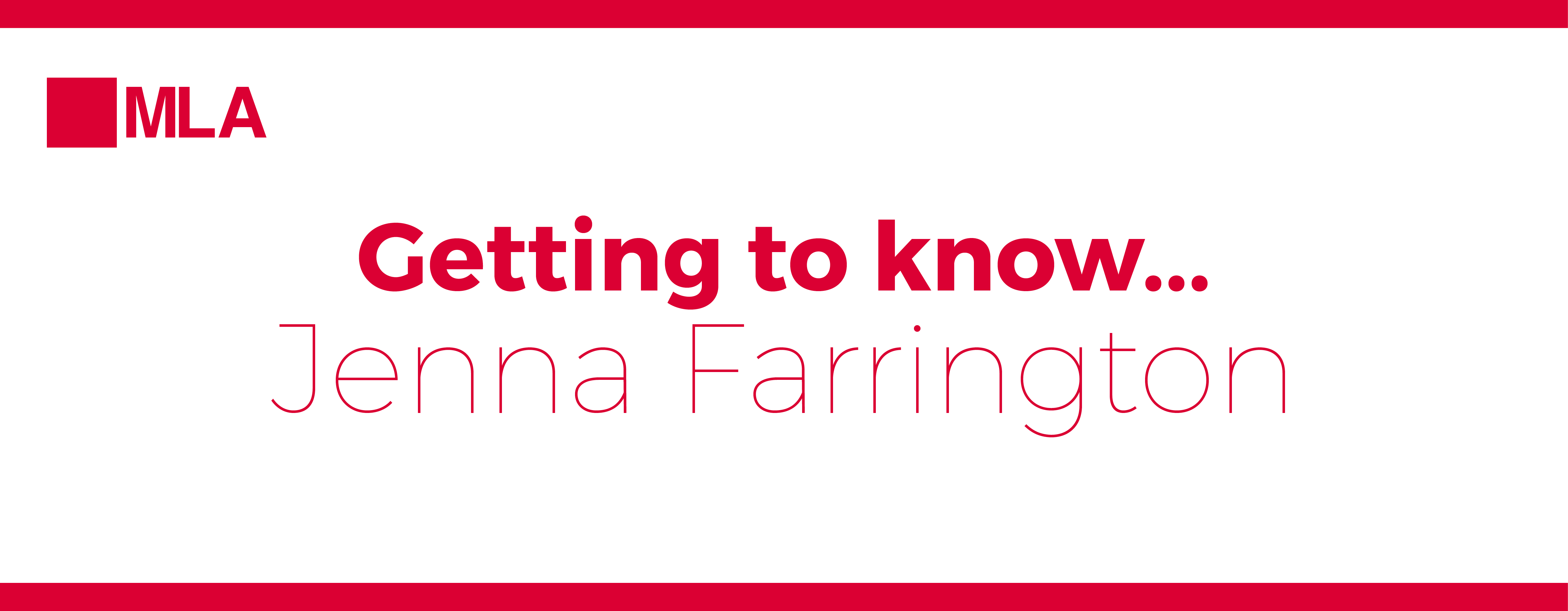 Getting to know... Jenna Farrington, Operations Team Leader